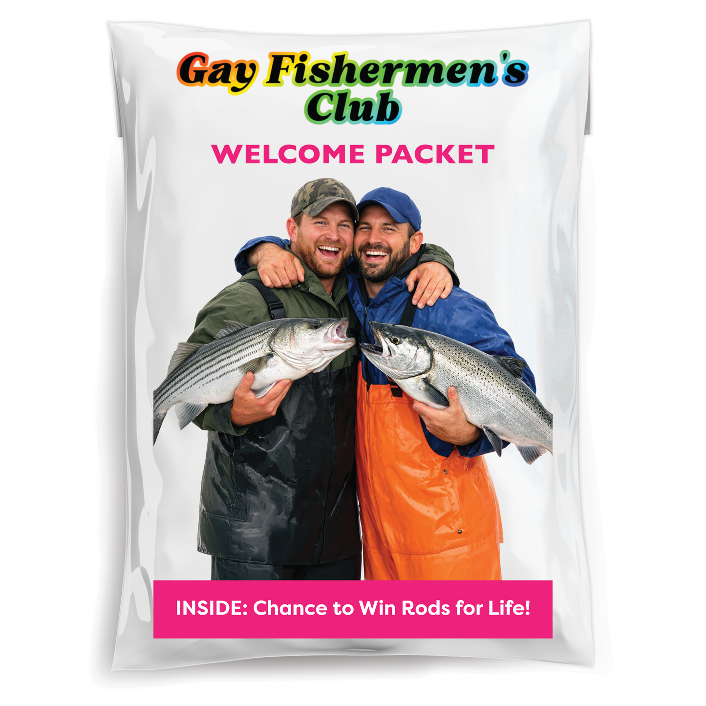 Prank Mail Gay Fishermen Club, Anonymous Revenge Mailer, Gag Gift